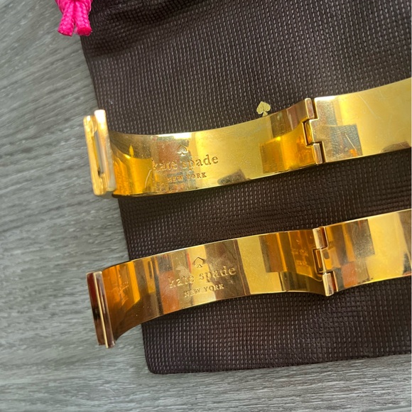 Kate Spade On The Ball and Make The Rounds Bangle Bracelets Bundle lot of 2 - Picture 7 of 12